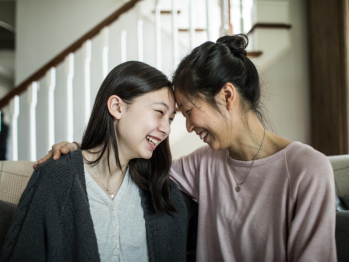 Student Banking Mother Daughter